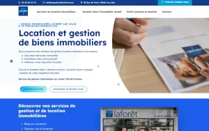 Création de site WordPress pour agence immobilière Laforêt Les Lilas (93)